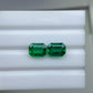 Natural Zambia Minor Emerald 6.65 cts Octagon pair by SR-Takat
