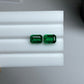 Natural Zambia Minor Emerald 5.91 cts Octagon pair by SR-Takat