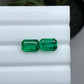 Natural Zambia Minor/Min to Mod Emerald 5.25 cts Octagon pair by SR-Takat