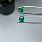 Natural Zambia Minor Emerald 4.29 cts Octagon pair by SR-Takat