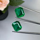 Natural Zambia Minor Emerald 25.78 cts Octagon pair by SR-Takat