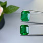 Natural Zambia Insignificant Emerald 22.52 cts Octagon pair by SR-Takat