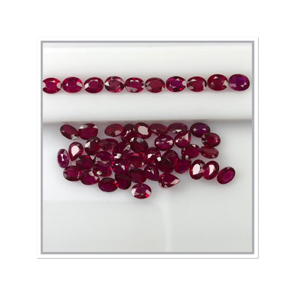 Natural Ruby Ovals by SR-Takat