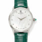 Elegant Men’s DIF Diamond Emerald Watch | SR TAKAT