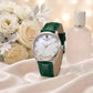 Premium Men’s Diamond Emerald Luxury Watch | SR TAKAT