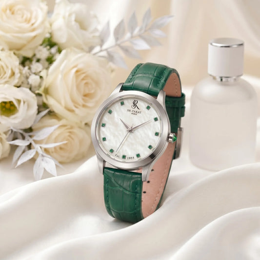 Men’s Natural Emerald Watch | SR TAKAT