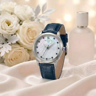 Premium Men’s Diamond Sapphire Watch | SR TAKAT