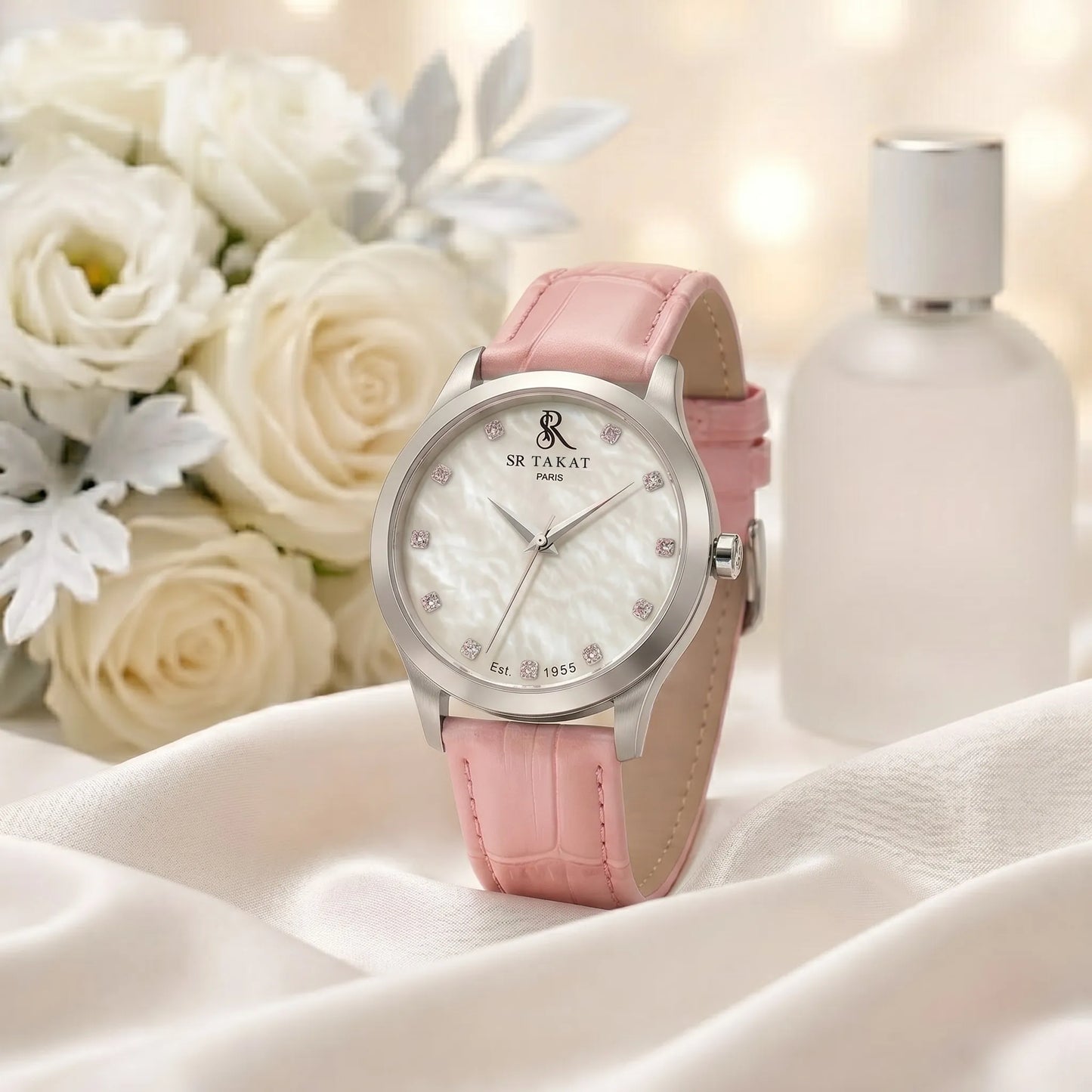 Men’s Natural Pink Spinel Watch | SR TAKAT