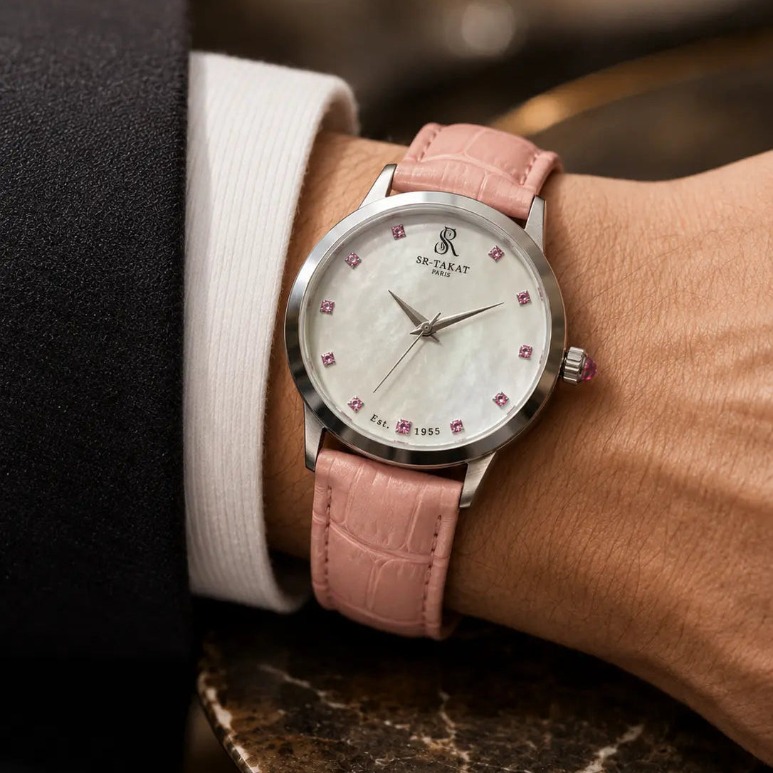 Certified Pink Spinel Watch Collection | SR TAKAT