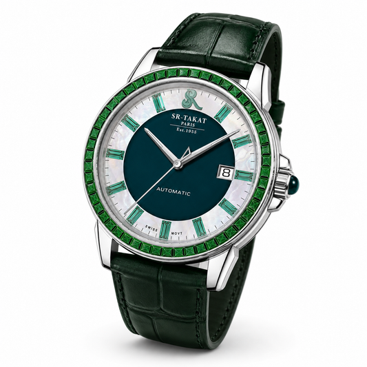 SR-Takat Natural Emerald Watch (Series 2)