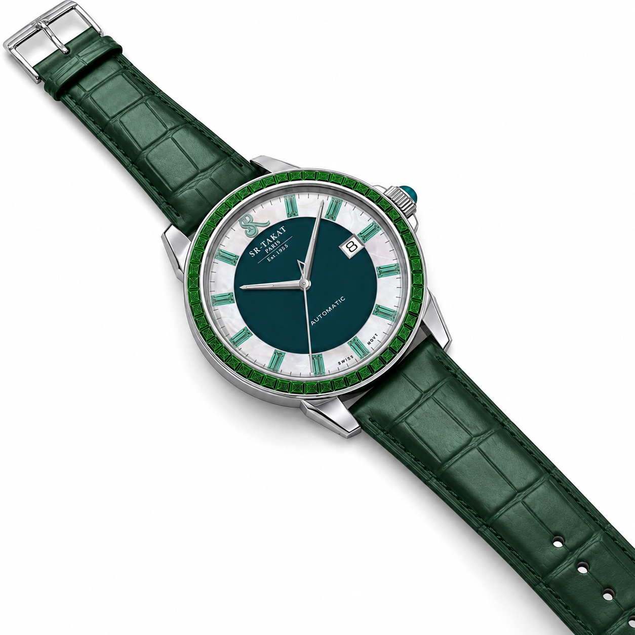 SR-Takat Natural Emerald Watch (Series 2)