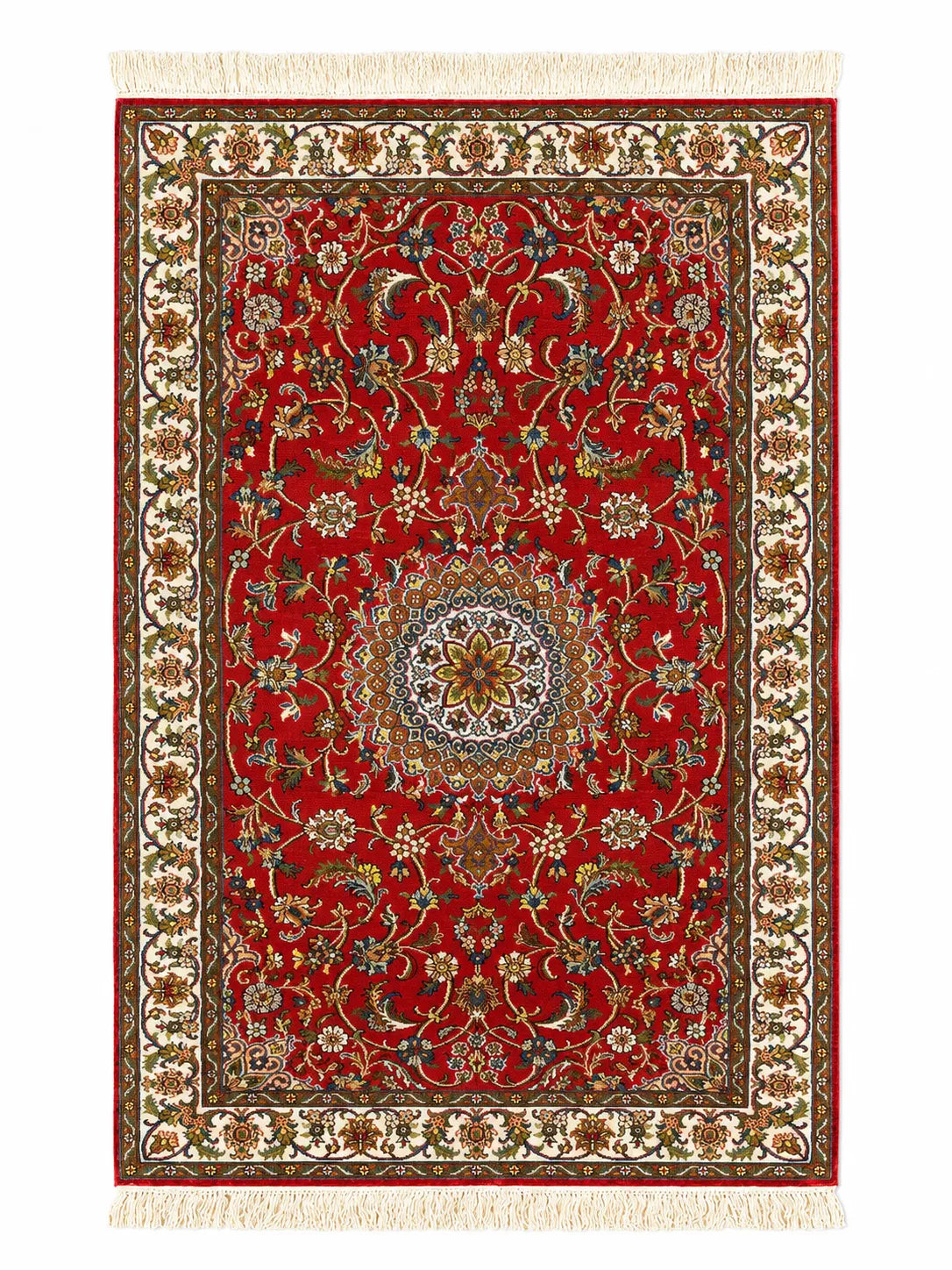 Pashmina Silk-on-Silk Handmade Carpet