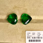 Natural Zambia Minor Emerald 33.72 cts Heart pair by SR-Takat