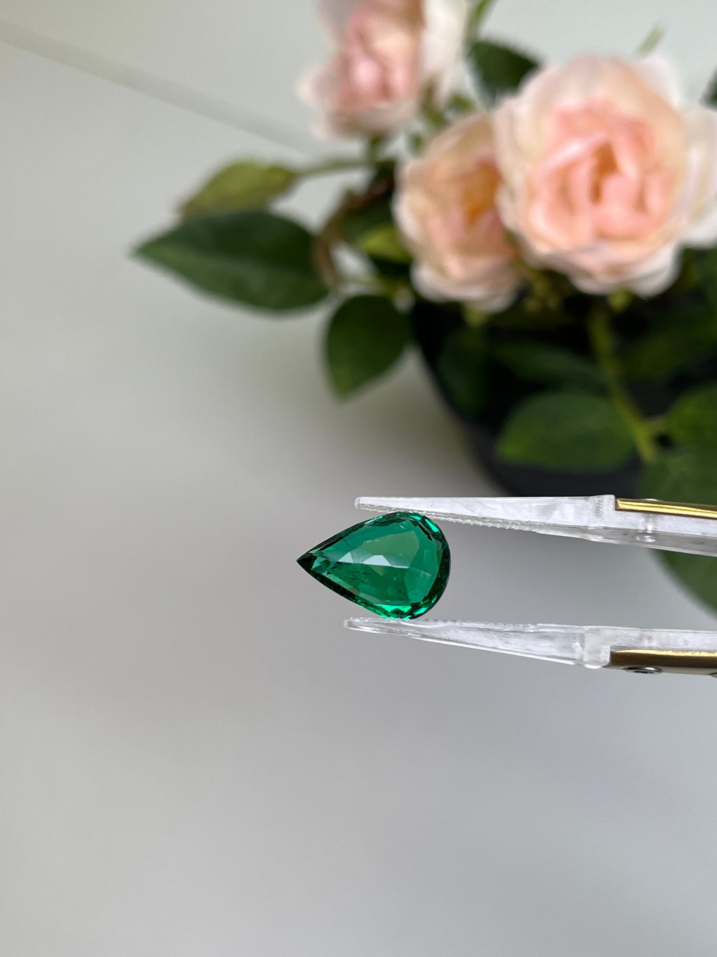 Natural Zambia Minor Emerald 5.31 cts Pear by SR-Takat