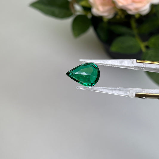 Natural Zambia Minor Emerald 5.31 cts Pear by SR-Takat