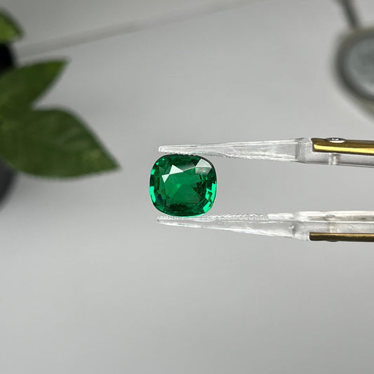 Natural Zambia Minor to Moderate Emerald 3.78 cts Cus by SR-Takat