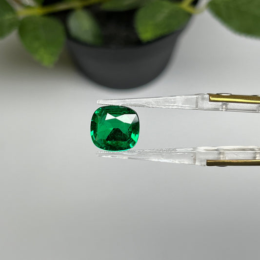 Natural Zambia Minor to Moderate Emerald 3.78 cts Cus by SR-Takat