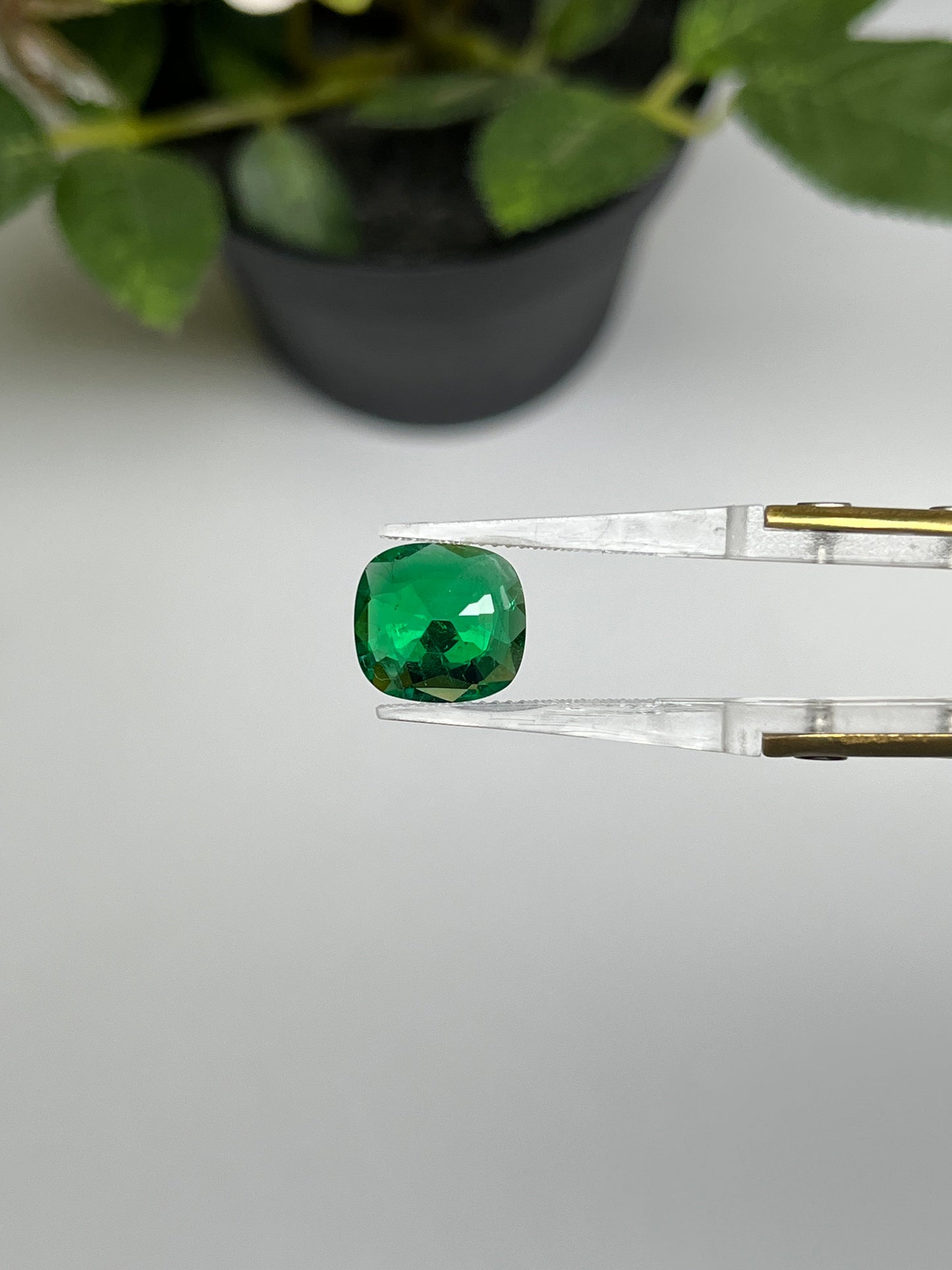 Natural Zambia Minor to Moderate Emerald 3.78 cts Cus by SR-Takat