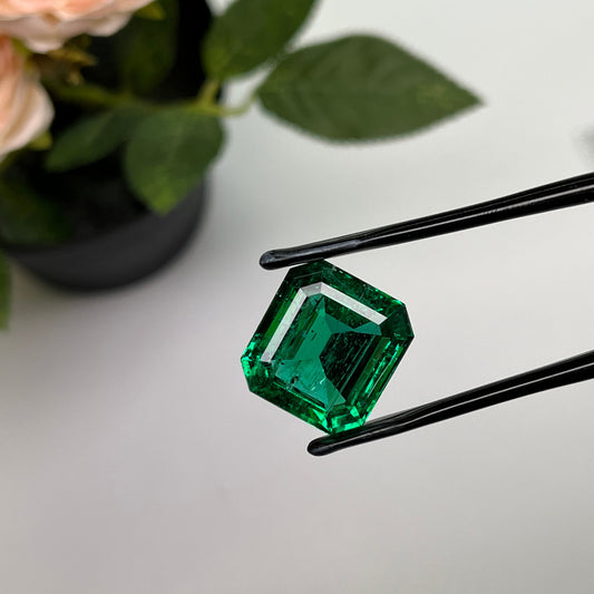 Natural Zambia Emerald 14.22 cts Octagon by SR-Takat