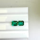 Natural Zambia No Oil Emerald 4.08 cts Octagon pair by SR-Takat