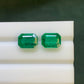 Natural Zambia Minor Emerald 6.65 cts Octagon pair by SR-Takat