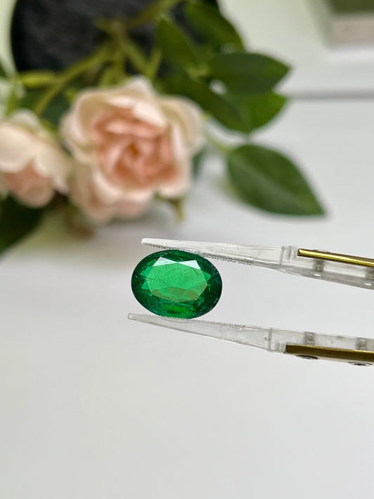 Natural Zambia Minor Emerald 7.62 cts Oval by SR-Takat