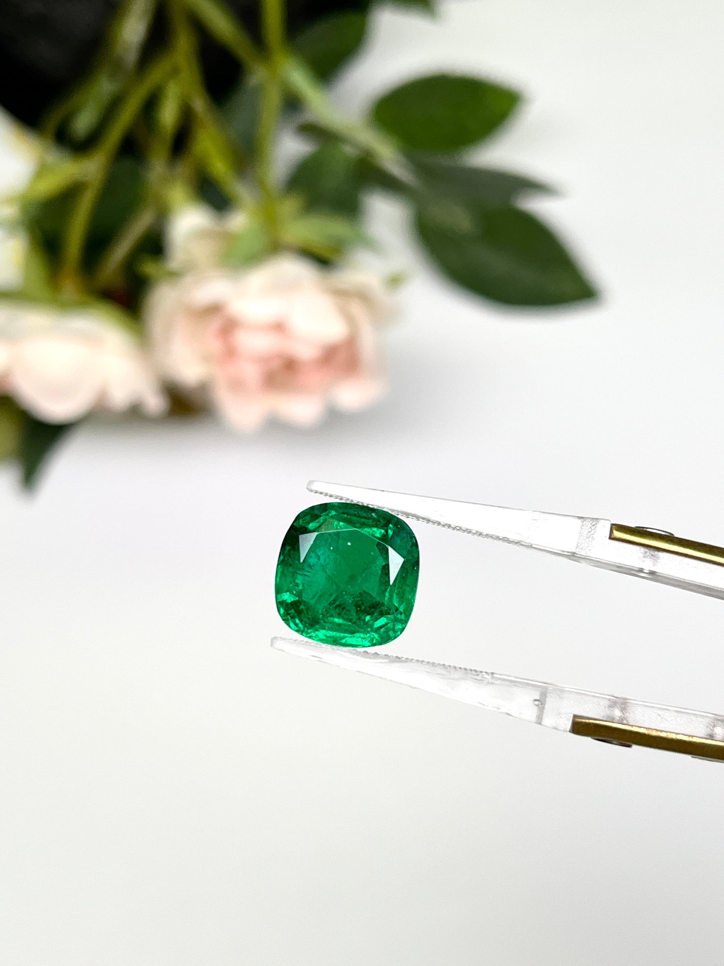 Natural Zambia Emerald 6.07 cts Cushion by SR-Takat