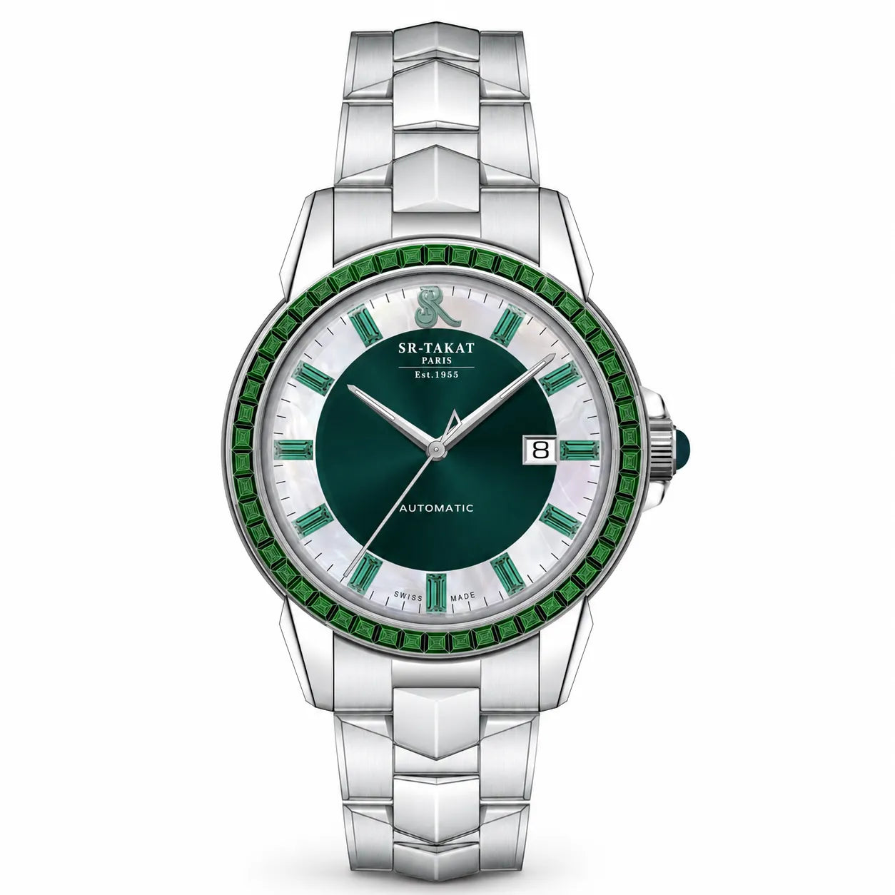 SR-Takat Natural Emerald Watch Signature Edition - Gents
