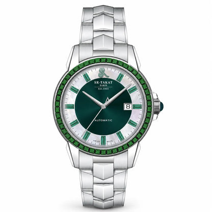 SR-Takat Natural Emerald Watch Signature Edition - Gents