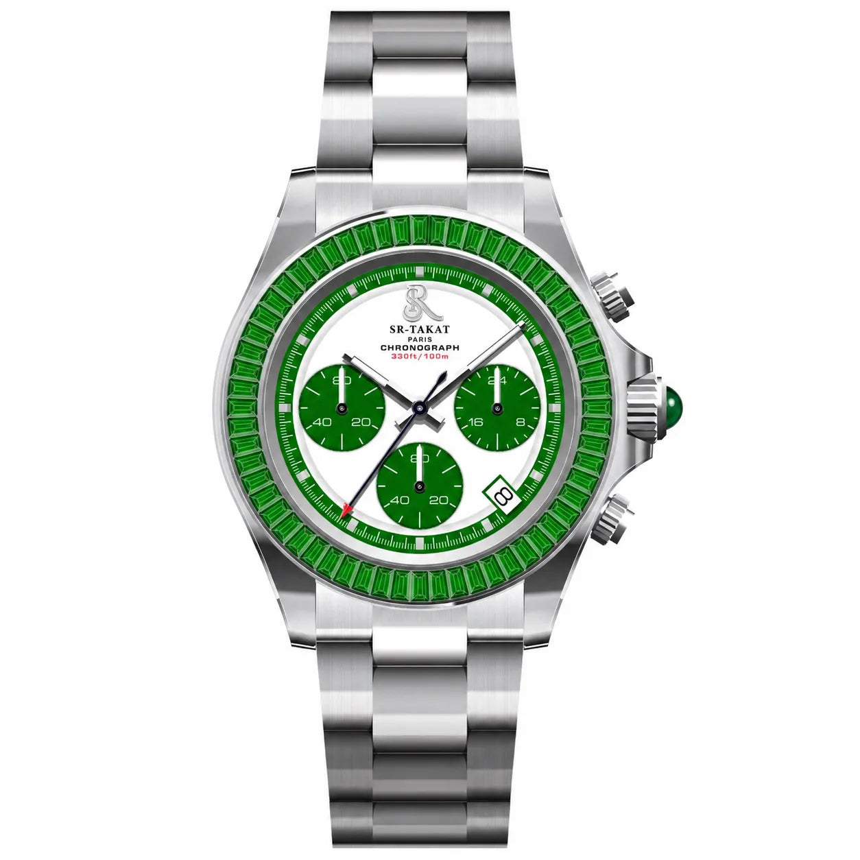 SR-Takat Natural Emerald Watch Voyage Edition