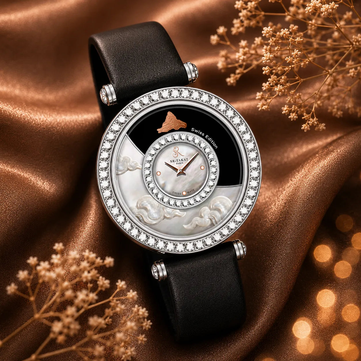 SR-Takat Diamond Watch Swiss - Around the world edition