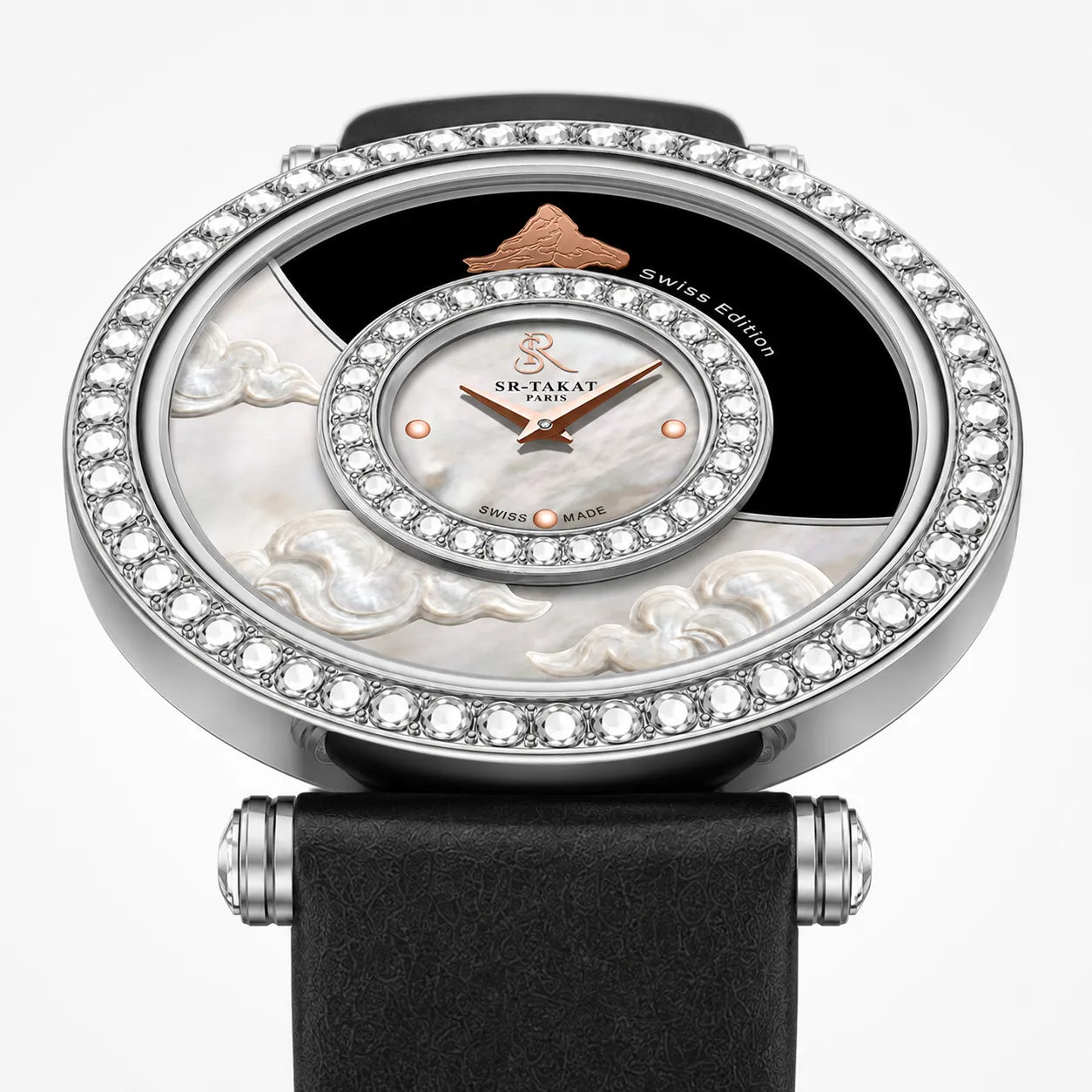 SR-Takat Diamond Watch Swiss - Around the world edition