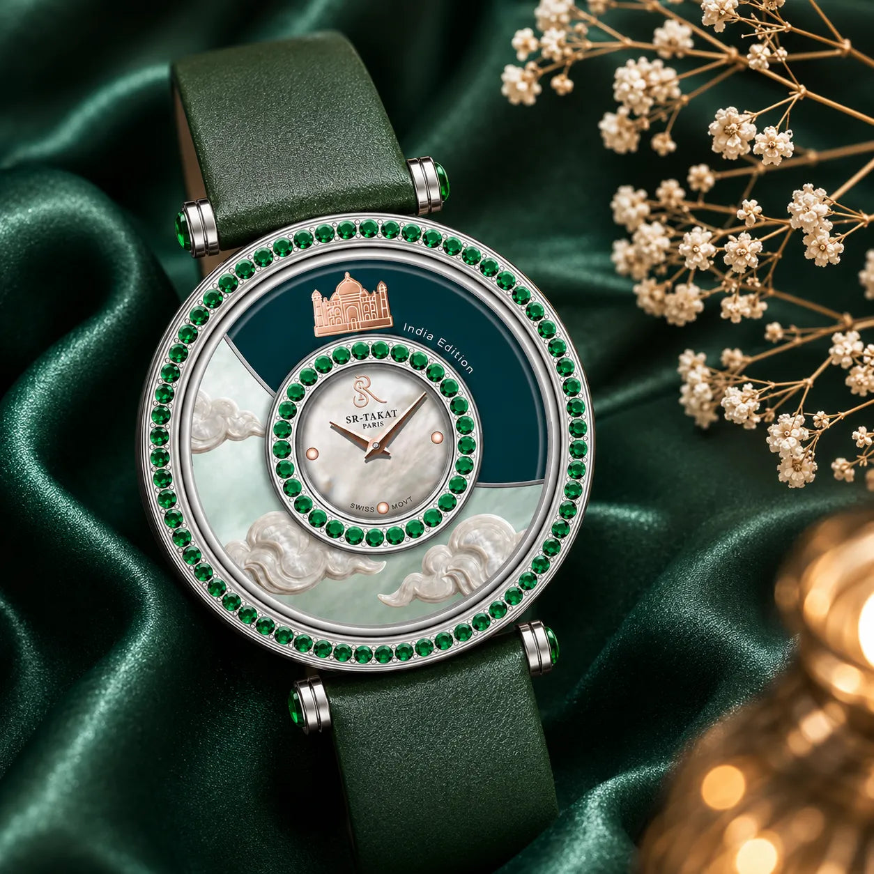 SR-Takat Emerald Watch India - Around the world edition