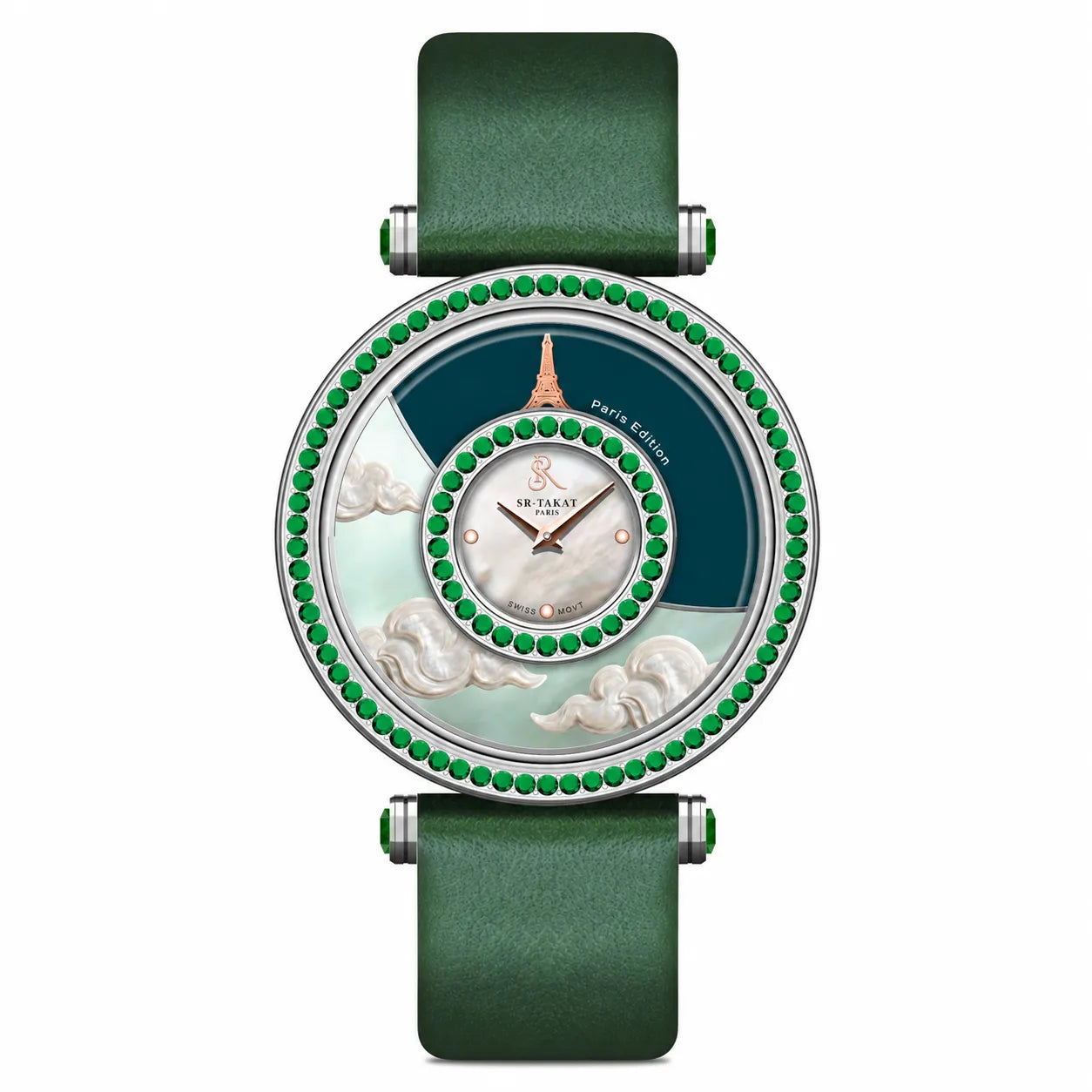 SR-Takat Emerald Watch Paris - Around the world edition