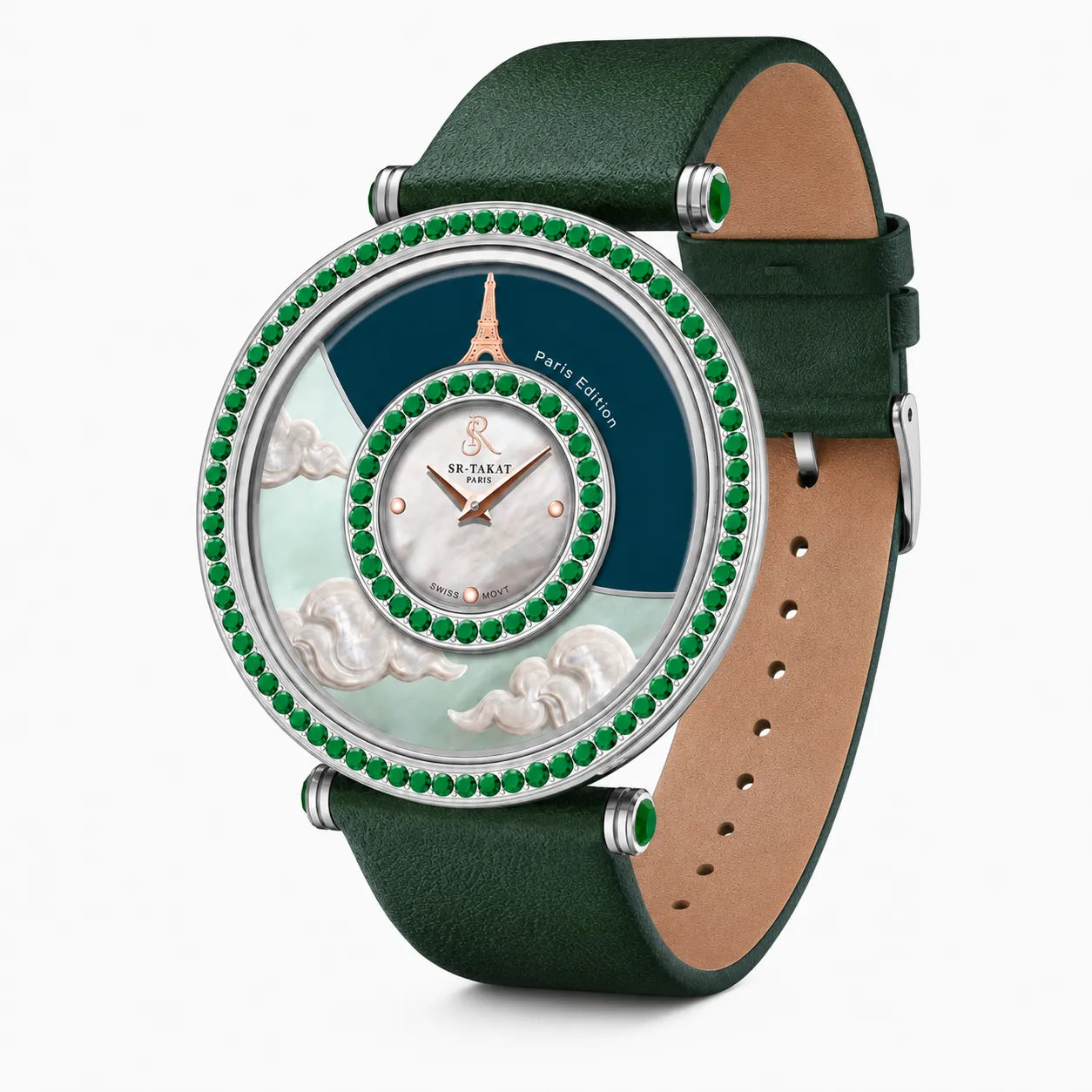 SR-Takat Emerald Watch Paris - Around the world edition