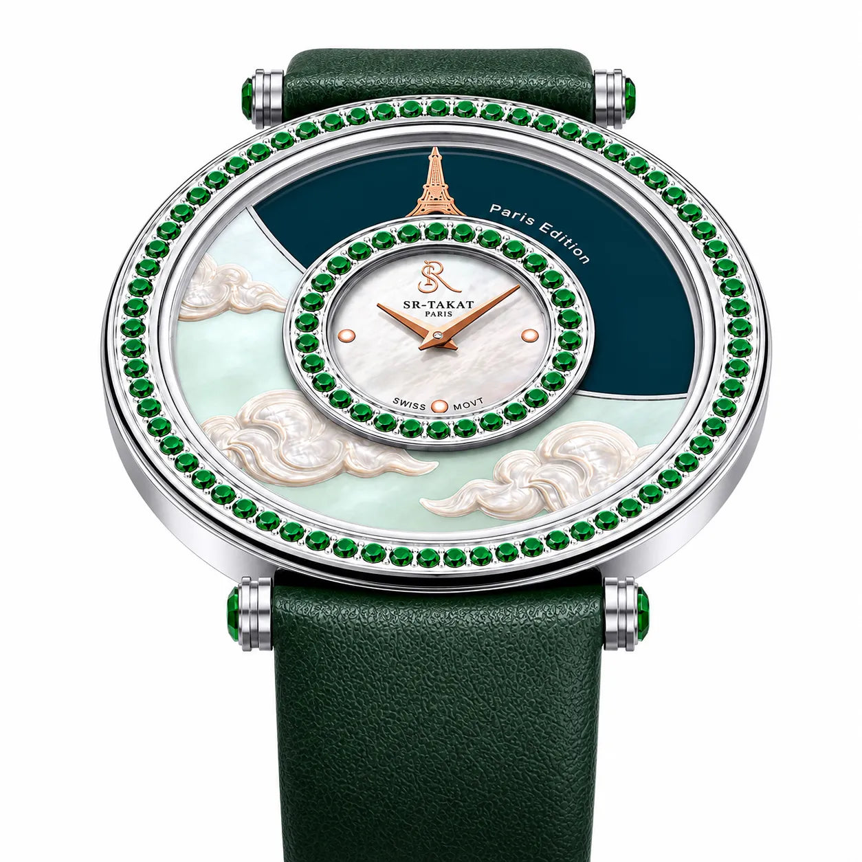 SR-Takat Emerald Watch Paris - Around the world edition