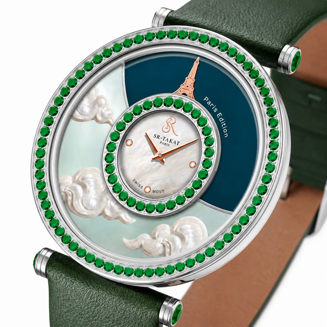 SR-Takat Emerald Watch Paris - Around the world edition