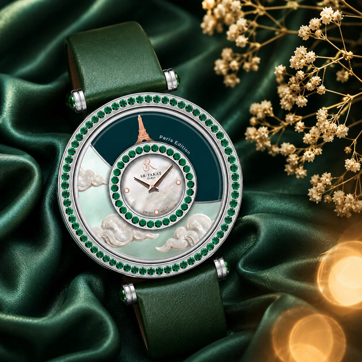 SR-Takat Emerald Watch Paris - Around the world edition