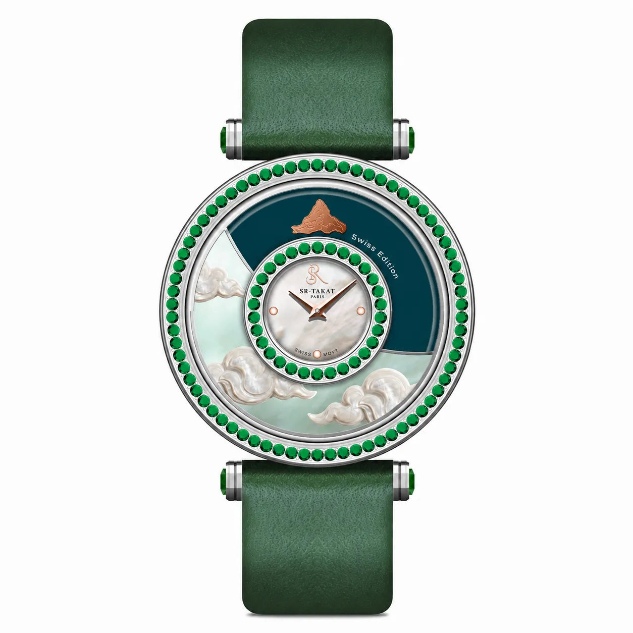SR-Takat Natural Emerald Watch Sydney - Around the world edition