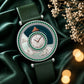 SR-Takat Natural Emerald Watch Swiss - Around the world edition