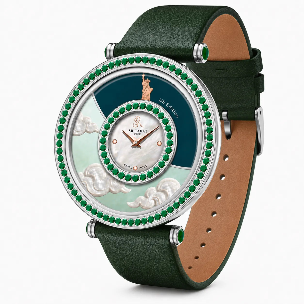 SR-Takat Emerald Watch USA - Around the world edition