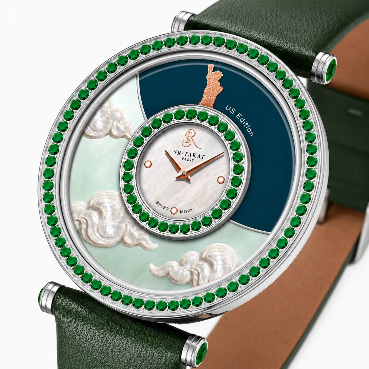 SR-Takat Emerald Watch USA - Around the world edition