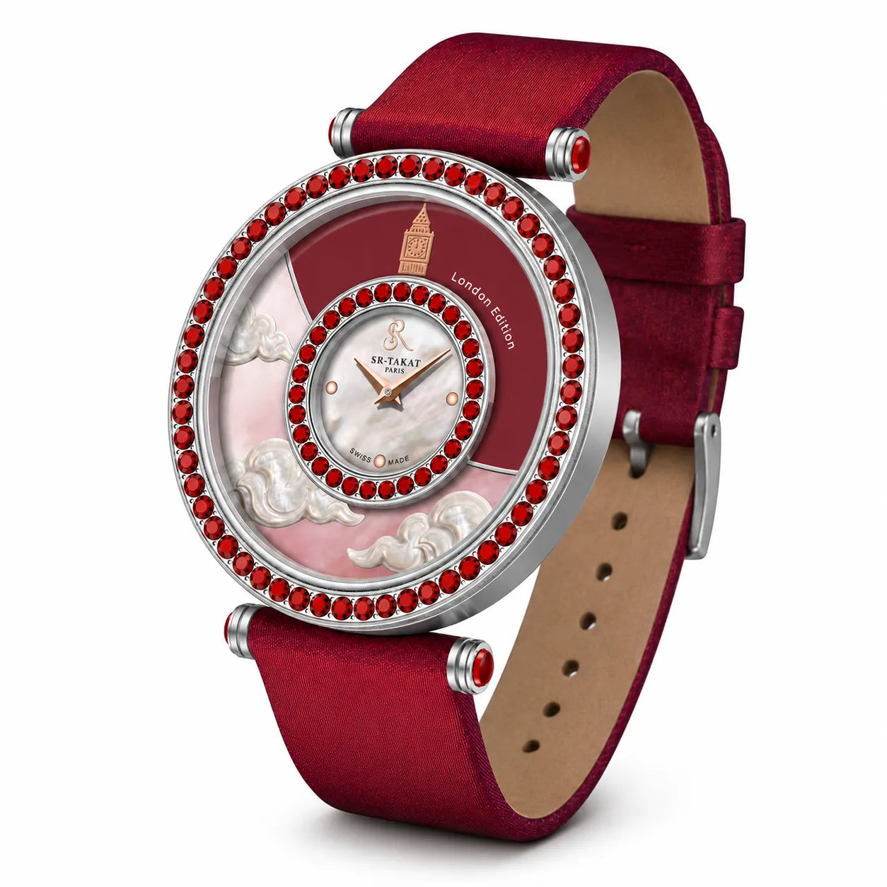 SR-Takat Ruby Watch London - Around the world edition