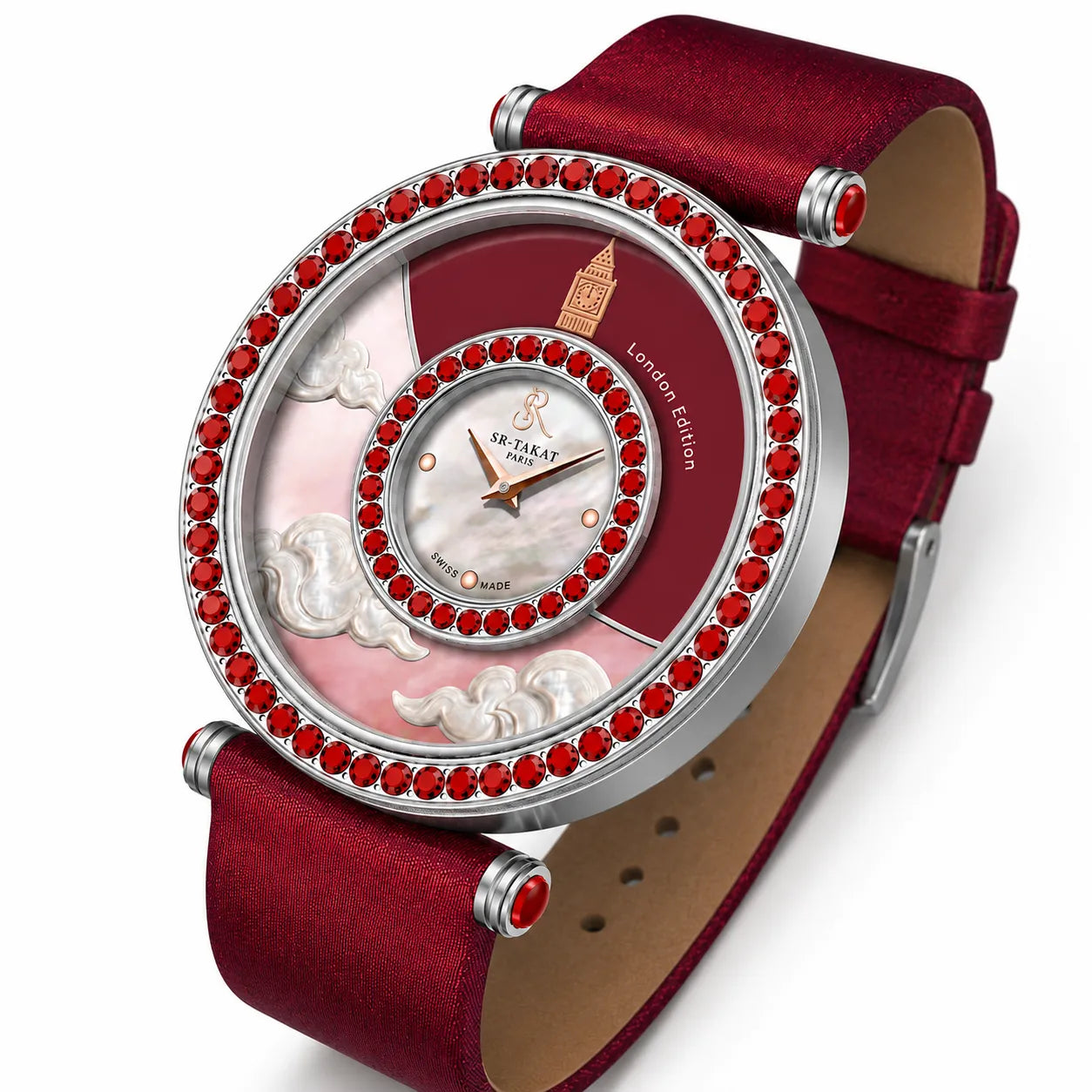 SR-Takat Ruby Watch London - Around the world edition