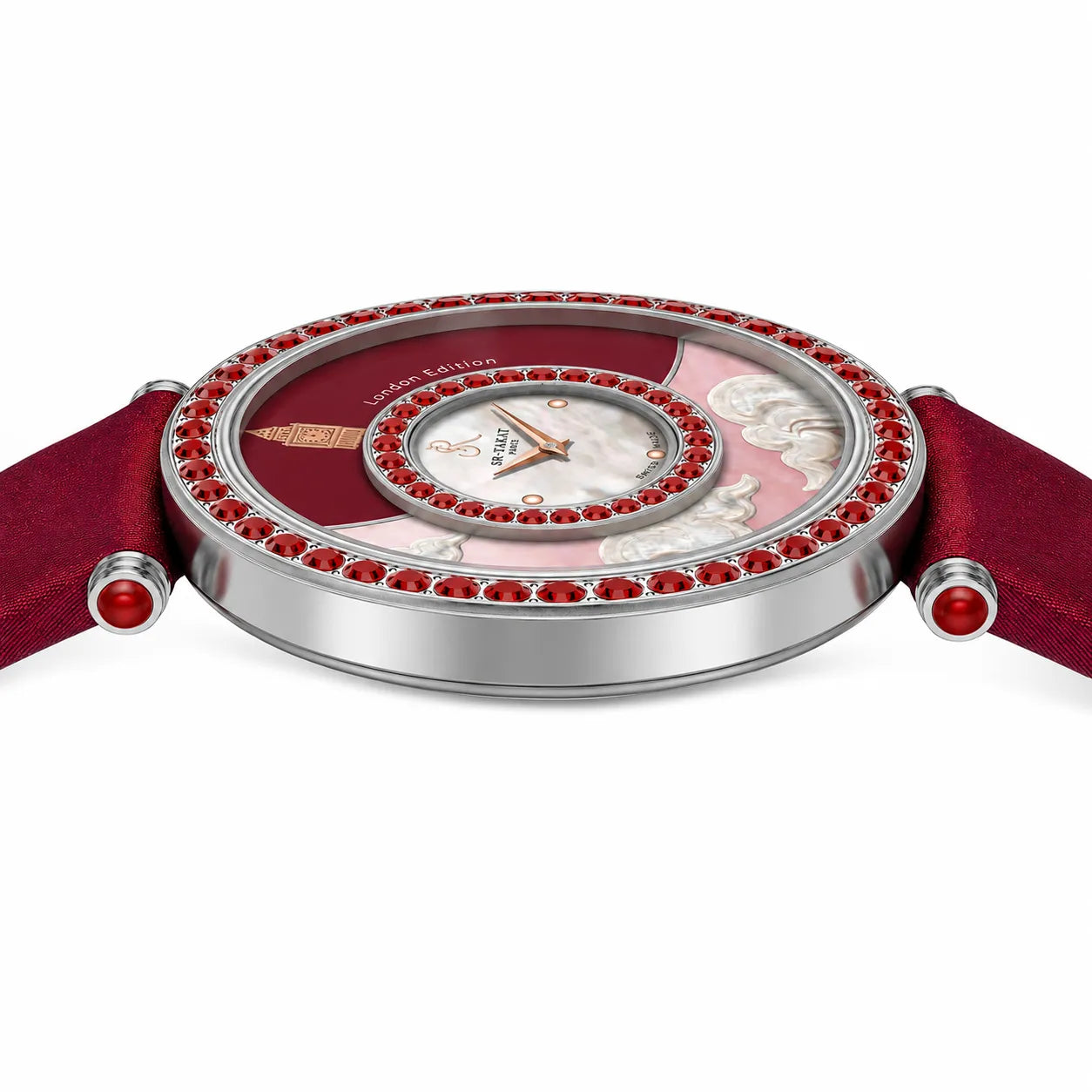 SR-Takat Ruby Watch London - Around the world edition