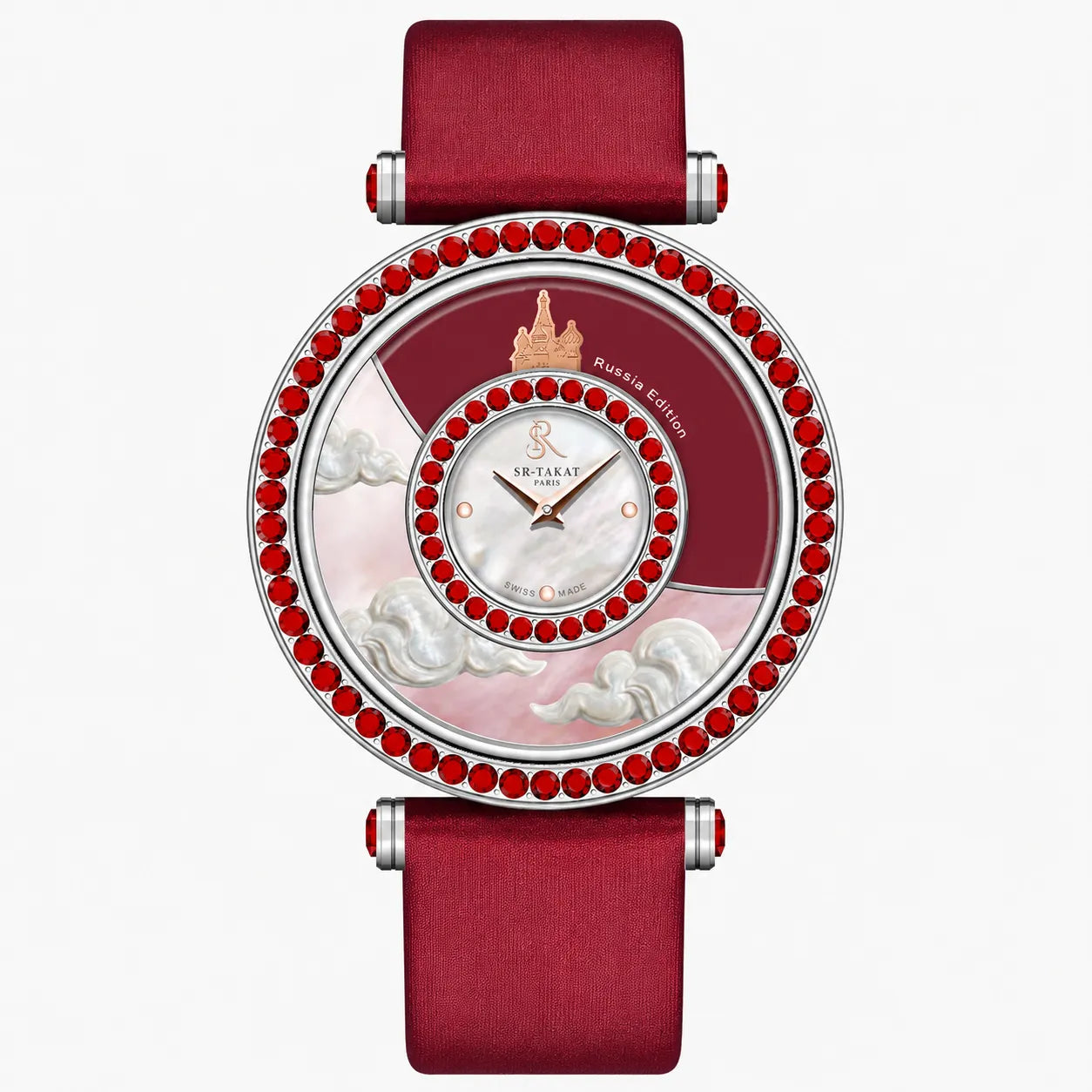SR-Takat Natural Ruby Watch China - Around the world edition