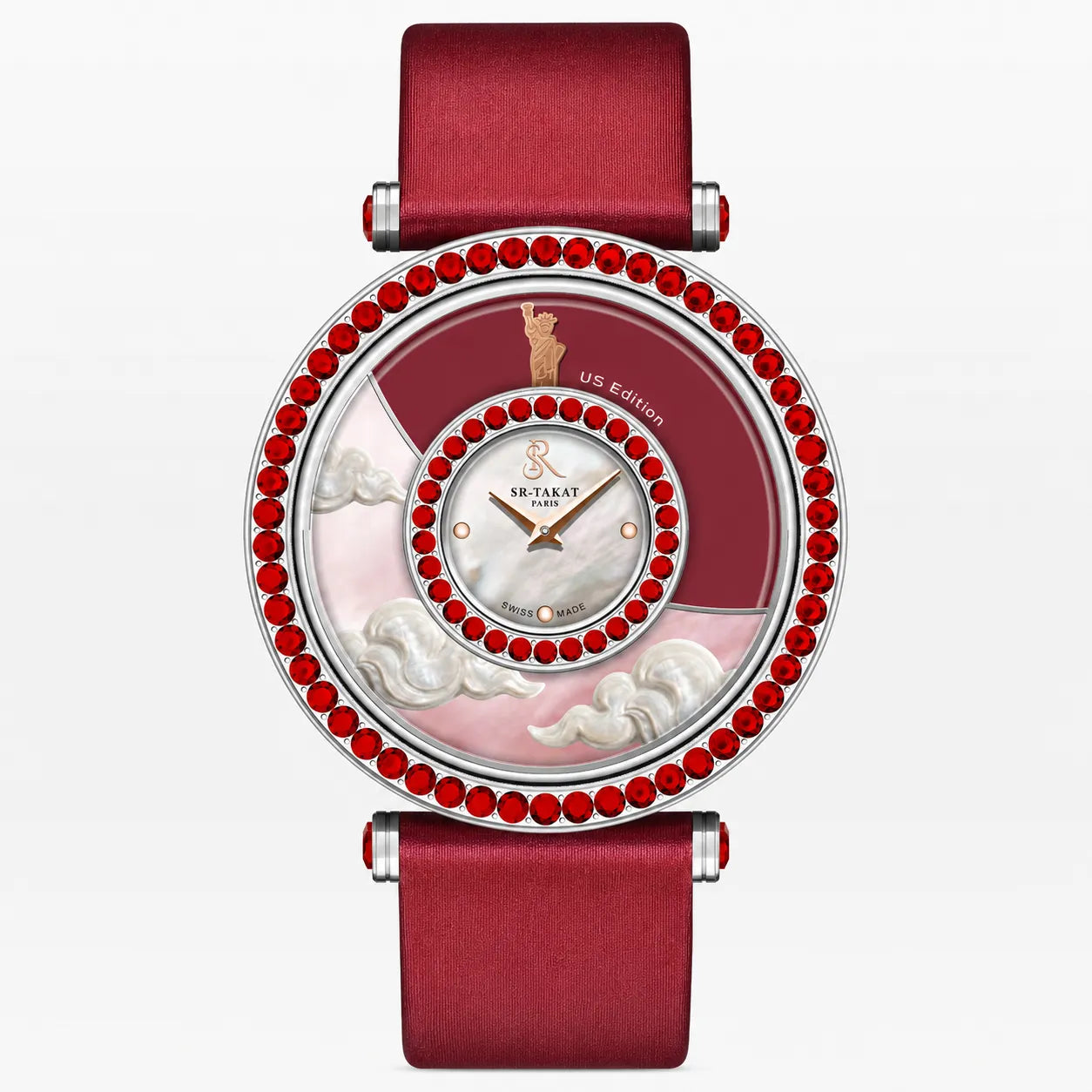 SR-Takat Natural Ruby Watch China - Around the world edition