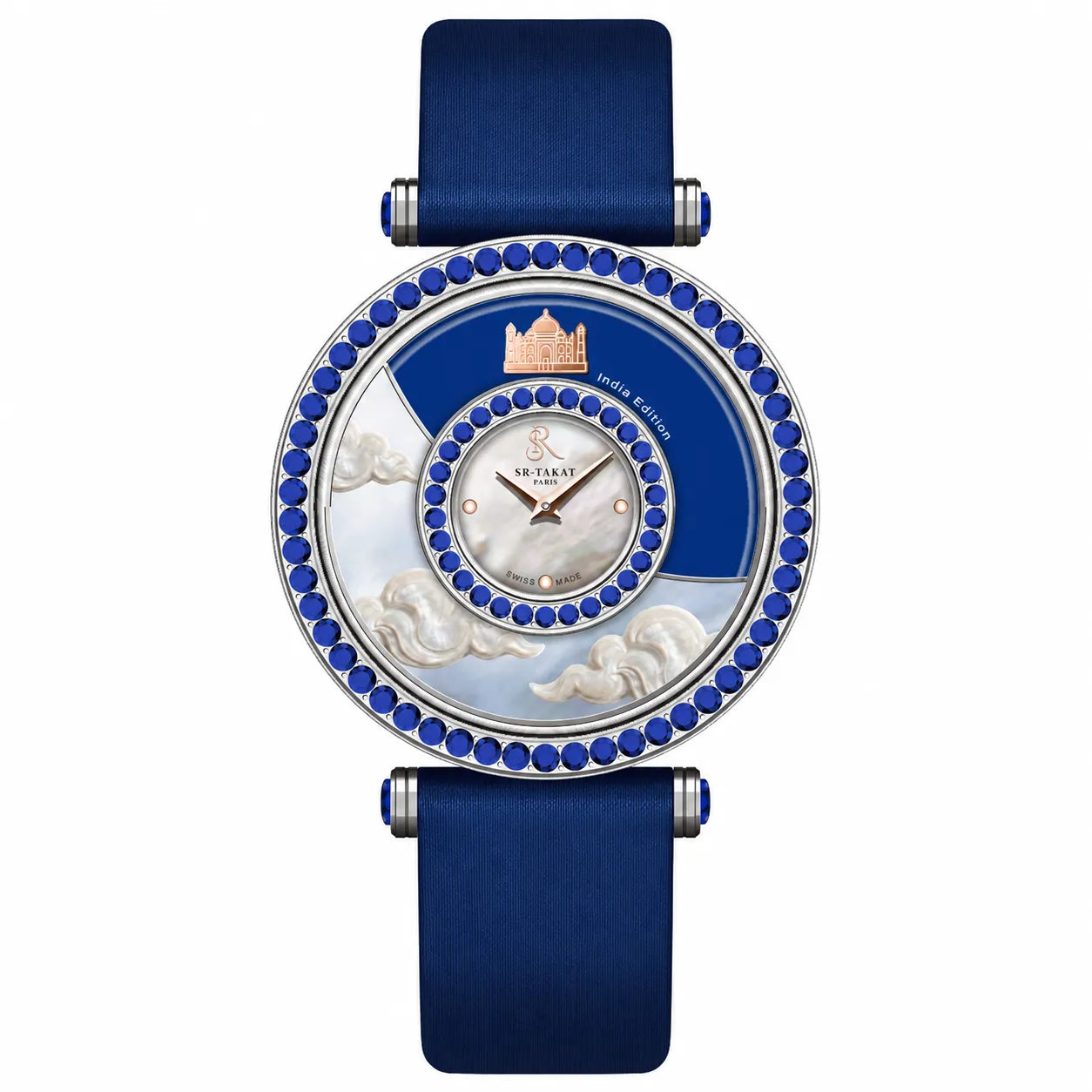 SR-Takat Natural Sapphire Watch India - Around the world edition