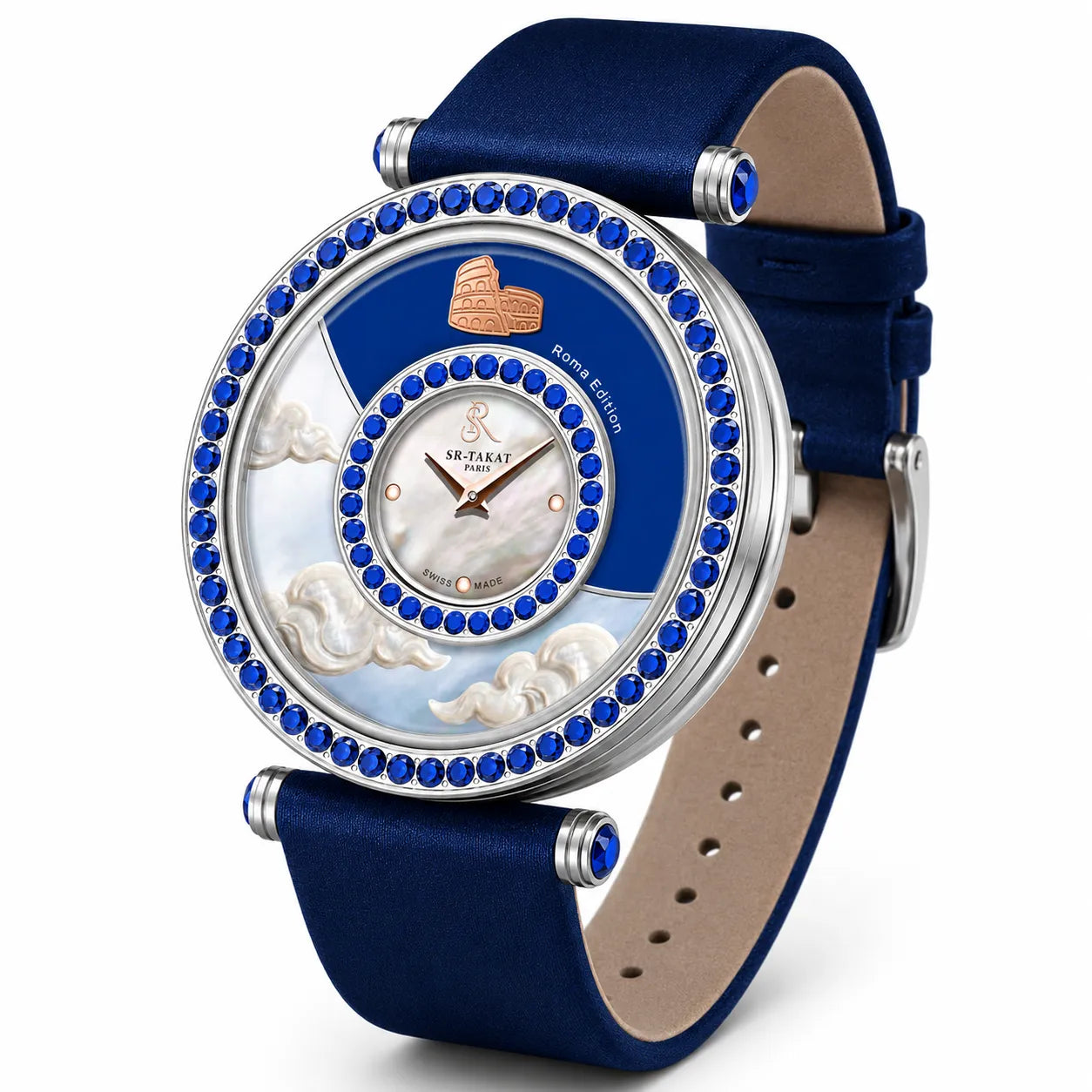SR-Takat Sapphire Watch Roma - Around the world edition