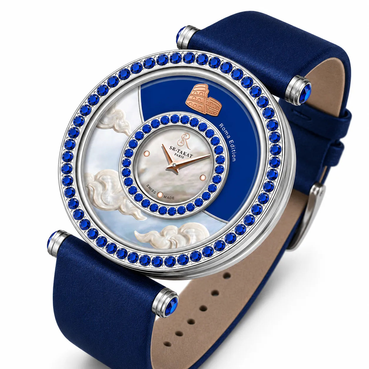 SR-Takat Sapphire Watch Roma - Around the world edition